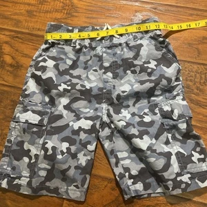 The Children's Place Boy's Camouflage Cargo Shorts Size 12 Drawstring - Picture 1 of 5