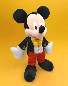 Disney Parks 40th Anniversary Tuxedo Mickey Mouse 13" Plush Stuffed Animal Toy - Picture 1 of 8
