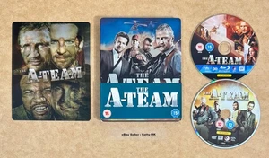 THE A-TEAM (UK) BLU RAY + DVD STEELBOOK + LENTICULAR MAGNET (READ DESCRIPTION) - Picture 1 of 9