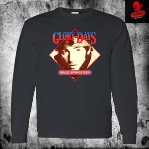 Bruce Springsteen 'Glory Days' Long Sleeve Top Unisex Cotton T-Shirt S–3XL 🎃 - Bild 1 von 8