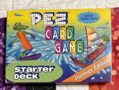 PEZ collectible card game Premier Edition Starter Deck from 2000 NEW OPEN BOX - Image 1 of 4