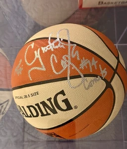 CYNTHIA COOPER SIGNED OFFICIAL WNBA BASKETBALL COMETS MVP HOF JSA AUTH W/ LOA - Picture 1 of 4