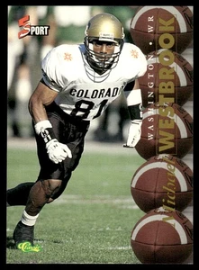 1995 Classic 5-Sport #46 Michael Westbrook Washington Redskins - Picture 1 of 2
