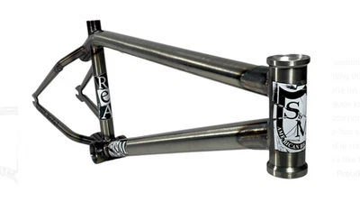 S&M BIKES REA FRAME GLOSS CLEAR RAW  20.75  Aryei Levenson BMX BIKE BIKES 20.75" - Image 1 of 4