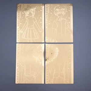 Juego de 4 cartas CARDCAPTOR SAKURA Card Sakura Kinomoto dorado como nuevo japonés r825 - Imagen 1 de 7