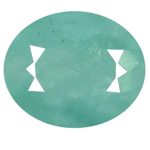 1.49 ct Shimmering Oval Cut (8 x 7 mm) (Un-Heated) Bluish Green Grandidierite - Imagen 1 de 1
