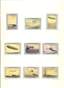 DEUTSCHLAND -LUFTFAHRT=ZEPPELIN= 18 x PS.. MOST ** MOST VF - Bild 1 von 3