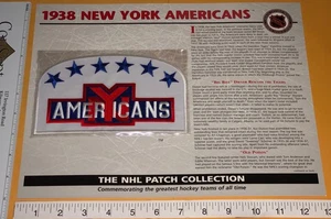 1 TOPPA UFFICIALE 1938 NEW YORK AMERICANI NHL HOCKEY WILLABEE & WARD NUOVA CON SCATOLA - Foto 1 di 1