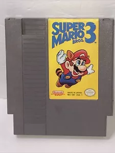 Super Mario Bros. 3 Nintendo NES 1990 Authentic CARTRIDGE ONLY Tested Working - Picture 1 of 22