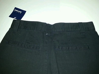 Chicos Ediciones Básicas Marca Negro Uniforme Escolar Pantalones Cortos Talla Husky 12 14 Foto 1 de 4