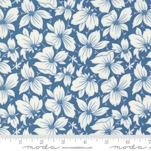 Denim and Daisies Sunday Best Denim by Fig Tree for Moda 1/2 YD 35381 17 - Picture 1 of 1
