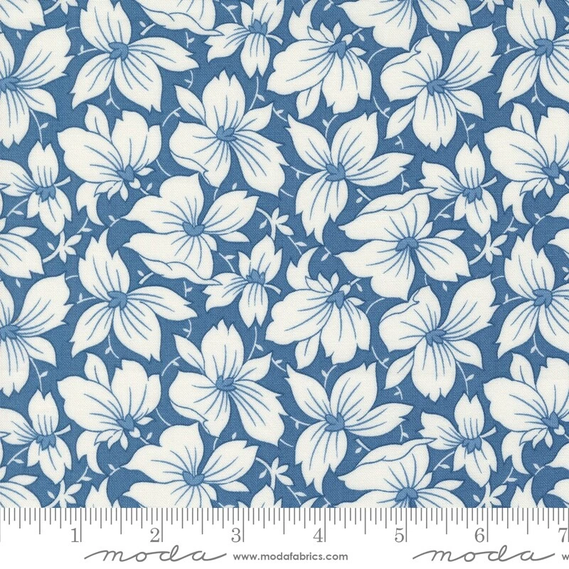 Denim and Daisies Sunday Best Denim by Fig Tree for Moda 1/2 YD 35381 17 - Image 1 of 1