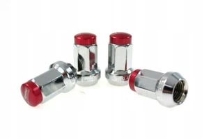 Tuercas Racing M-7328 Stal 12X1,5 plateadas/rojas - Imagen 1 de 1