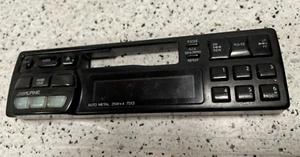 Alpine 7513 Car Stereo Cassette Player - FACEPLATE ONLY - Picture 1 of 5