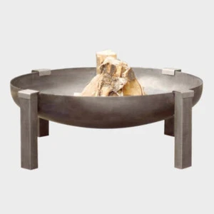 ALFRED RIESS Gunnuhver Steel Fire Pit - Large - Picture 1 of 4