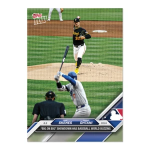 Paul Skenes/Shohei Ohtani - 2024 MLB TOPPS NOW® Card 264 BIG ON BIG - Picture 1 of 2