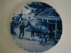 1984 Delft Blauw Wall Plate chaussure cheval