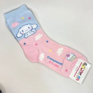 Sanrio Daily Socks Cinnamoroll Mid Calf Socks for Women, Junior Licensed Fashion - Picture 1 of 7