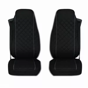 DESIGNET TO FIT Mercedes Actros MP4 MP5 2015+ Truck Seat Covers GREY piping - Picture 1 of 1