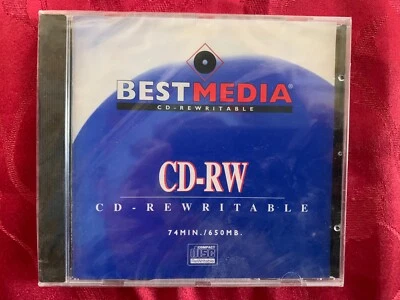 BestMedia CD-RW, 74min. 650MB CD Rohling 1 Stück Neu & OVP - Bild 1 von 2