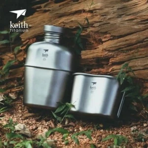 KEITH TITANIUM WATER CANTEEN AND MESS KIT - Picture 1 of 16