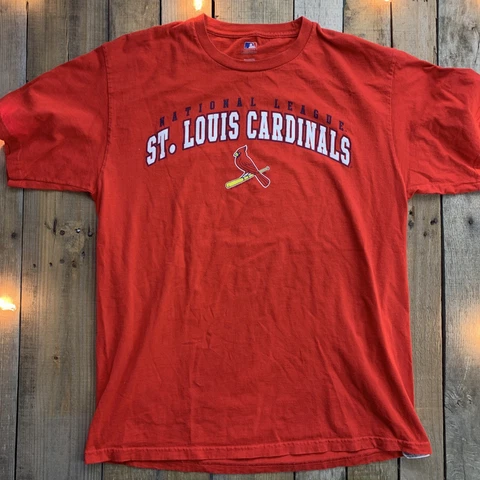 St Louis Cardinals Baseball National League Mens T-Shirt Size L Cover