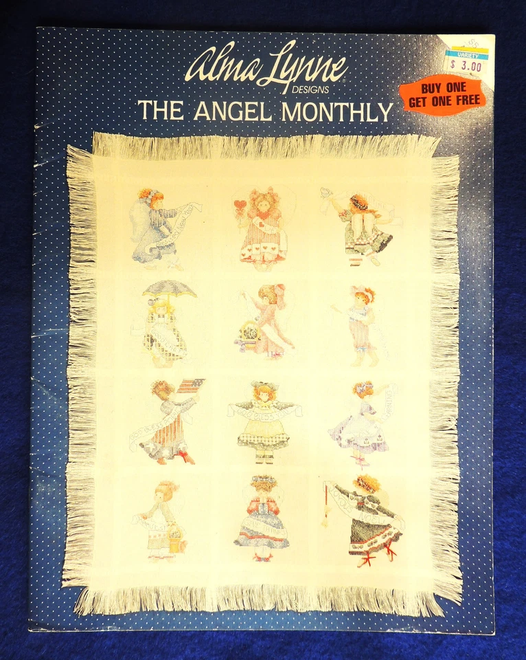 The Angel Monthly Alma Lynne Designs ALX-89 Counted Cross Stitch Charts c1990 - Image 1 of 1