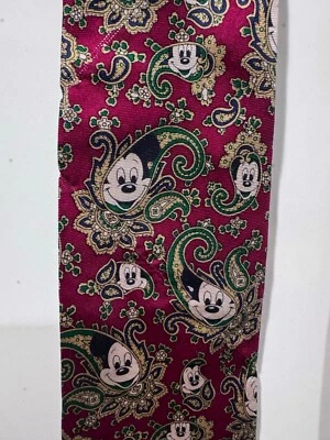 Corbata de seda cachemira de Mickey Mouse de Disney  Foto 1 de 4