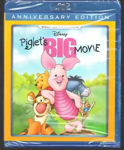 Piglet's Big Movie (Blu-ray) Disney Movie Club Exclusive OOP - New & Sealed - Foto 1 di 2
