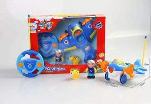 Cartoon RC Airplane for Kids Blue radio controlled - Picture 1 of 8