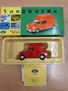 Vanguards 1:43 VA01417 Royal Mail High Roof BMC Austin Mini Van - Picture 1 of 4