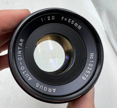 Argus Auto Cintar 55mm F2 M42 Screw Mount Lens For SLR/Mirrorless Cameras READ - Image 1 of 4