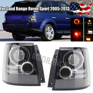 Pair Smoked Lens Rear Tail Light Brake Lamp For Land Range Rover Sport 2010-2013