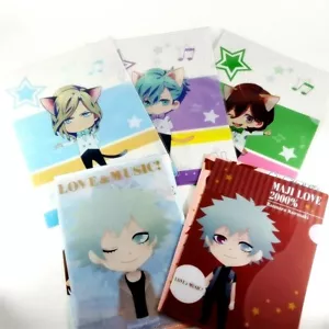 Uta no Prince Sama Maji Love 2000% Mini Filer Transparente Set de 5 Camus Ai Reiji - Imagen 1 de 7