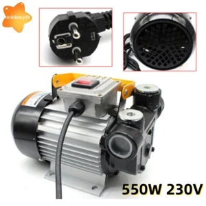 60L/Min Selbstansaugend Dieselpumpe Heizölpumpe Diesel Kraftstoffpumpe 550W 230V - Bild 1 von 16