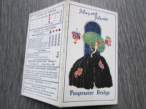 Players Please Navy Cut Cigarette & Tobacco Promotional Advertising Bridge Card - Picture 1 of 5