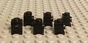 LEGO Parte 4070 Ladrillo Negro, Modificado 1 x 1 con Faro - LOTE de 6 - Imagen 1 de 2