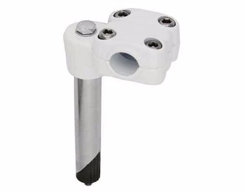 MANILLAR BMX CRUISER MTB CARRETERA VIEJA ESCUELA CARGA SUPERIOR BLANCO Vástago de aleación 22,2 mm 1" Foto 1 de 1