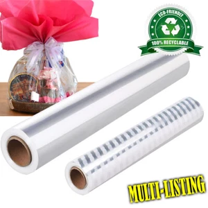 Heavy Duty Florist Cellophane Wrap Rolls Hamper Flowers Gifts *All Sizes/Qty's* - Picture 1 of 9