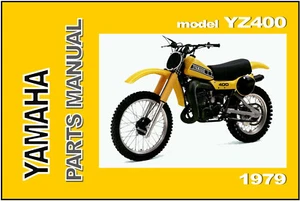 YAMAHA Parts Manual YZ400 F 1979 Replacement Spares Catalog List YZ400F - Picture 1 of 3