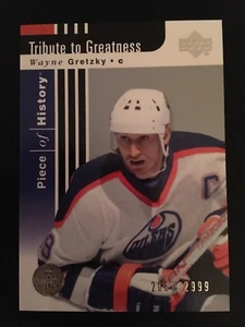 2002-03 Upper Deck Piece Of History 109 Wayne Gretzky ed/2999 - Bild 1 von 2