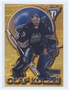 2000-01 Pacific Private Stock Titanium Gold 99 Olaf Kölzig ed/99 - Bild 1 von 1