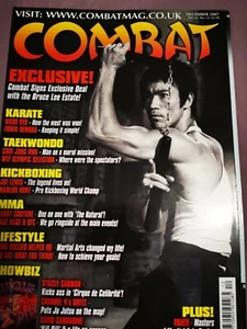 Bruce lee,  Very Rare Cover Issue Of The UK Combat Magazine New. - Picture 1 of 5