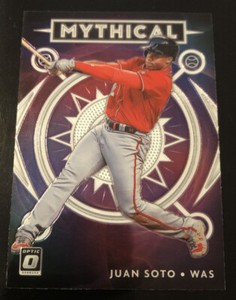 Juan Soto 2020 Donruss Optic Mythical M-13 Washington Nationals