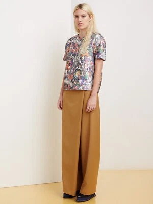 Ceremonia de Apertura - Top Estampado Multicolor Lentejuelas, Talla 2, Nuevo con Etiquetas Foto 1 de 3