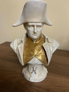 Rudolstadt Volkstedt (Deutschland) Biskus Porzellan Büste von Napoleon Bonaparte 19. Jh. - Bild 1 von 7