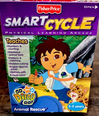 New Fisher Price Smart Cycle Physical Learning Arcade Go Diego Go - Image 1 of 3