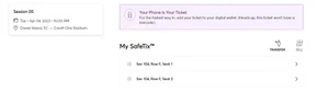 Two Credit One Charleston Open Tickets Courtside - Picture 1 of 2