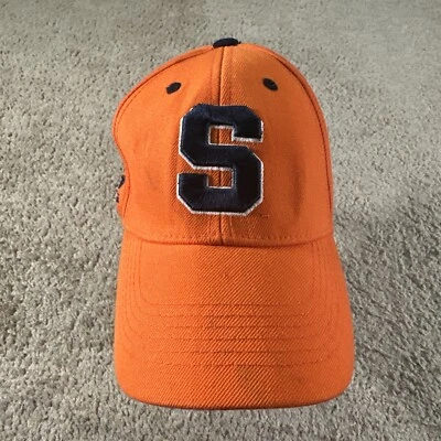Syracuse Orangemen Hat Cap Adult Orange Strapback S Logo TOTW Basketball NCAA - Image 1 of 4