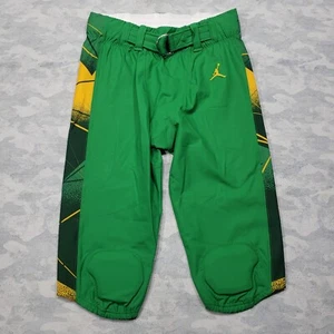 Air Jordan Vapor Untouchable Football Pants Youth Boys Large Green Belted - Picture 1 of 11
